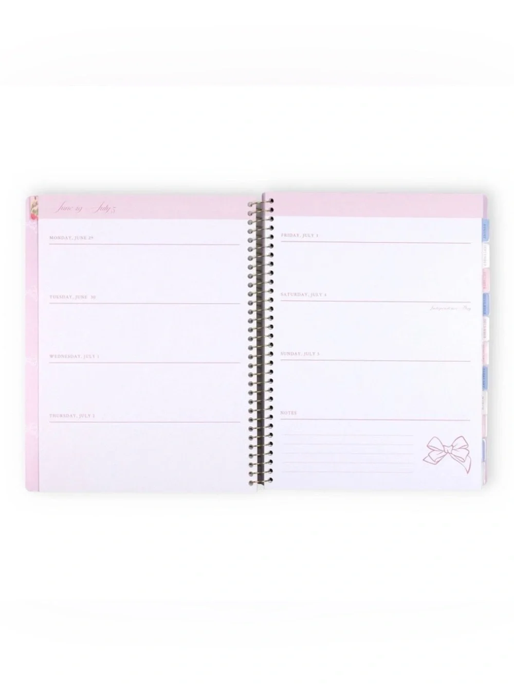 NEW LoveShackFancy Target Yoobi Everblooming Rosettes Monthly & Weekly Planner